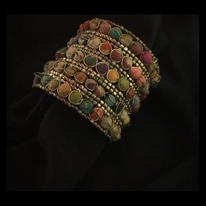 Multi color bracelet, approximately 8”.